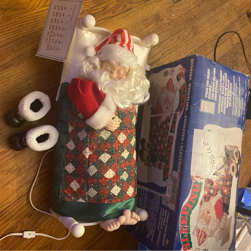 Santa Claus Sleeping Decoration